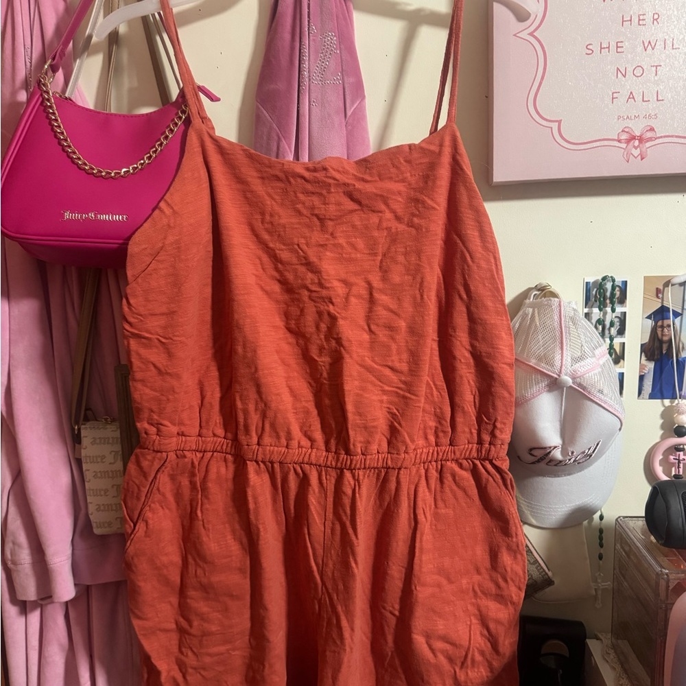 Old Navy Orange Jumpsuit